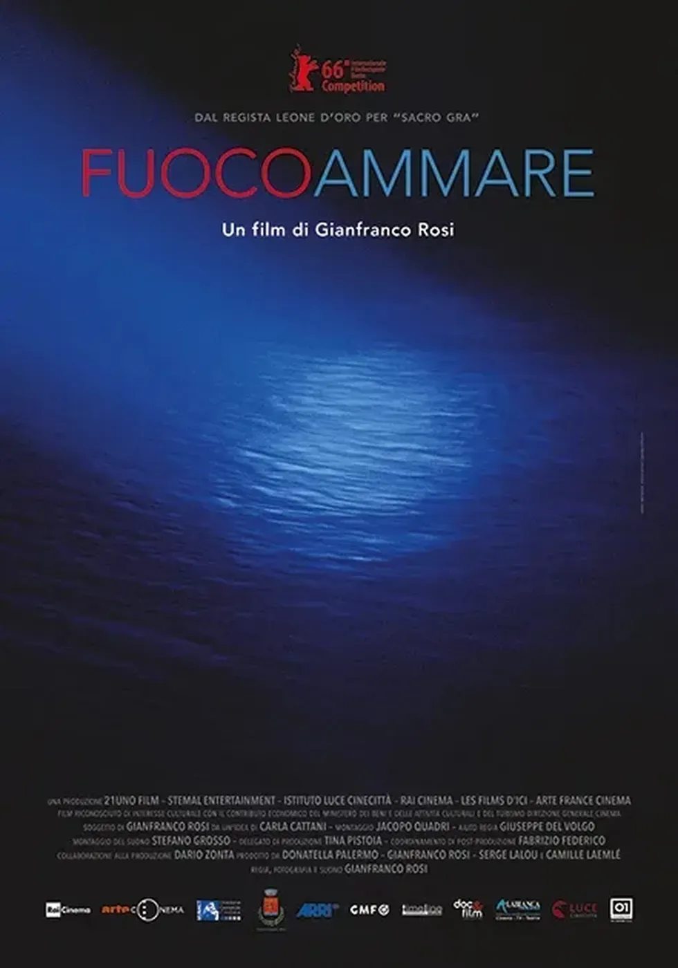 Locandina di Fuocoammare