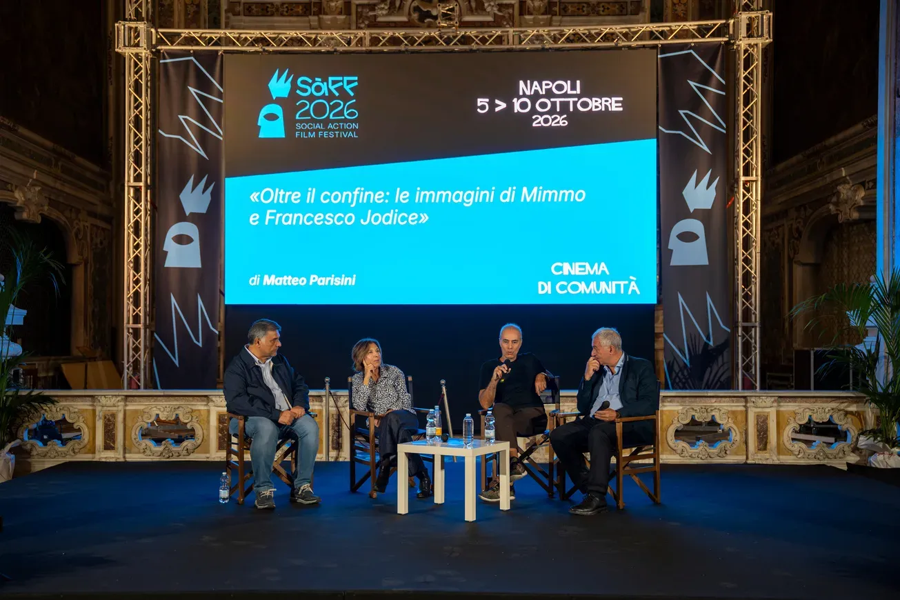 Il talk dopo «Oltre il confine: le immagini di Mimmo e Francesco Jodice», al Cinema di Comunità del 6 ottobre.